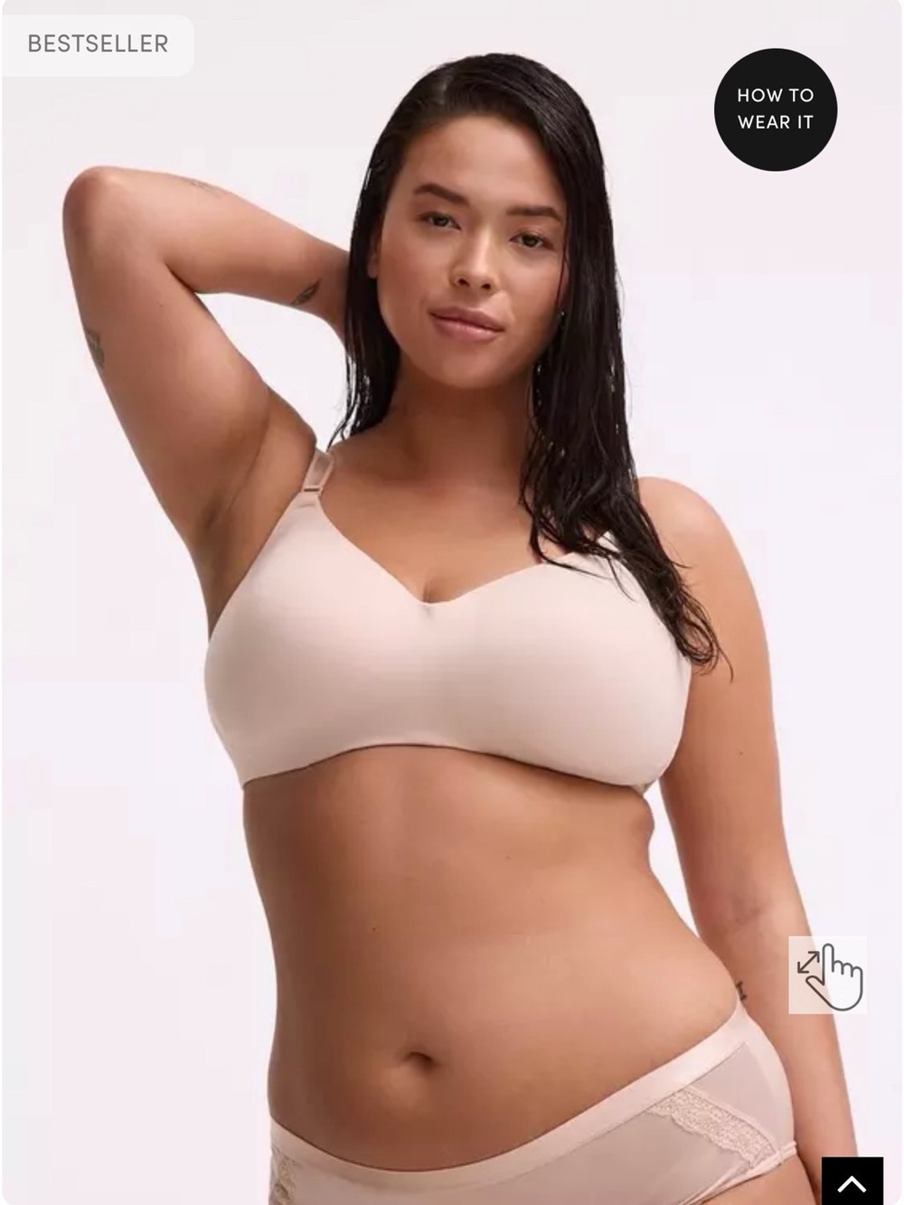 torrid Wire-Free Lightly Lined Smooth Bra - Light Nude